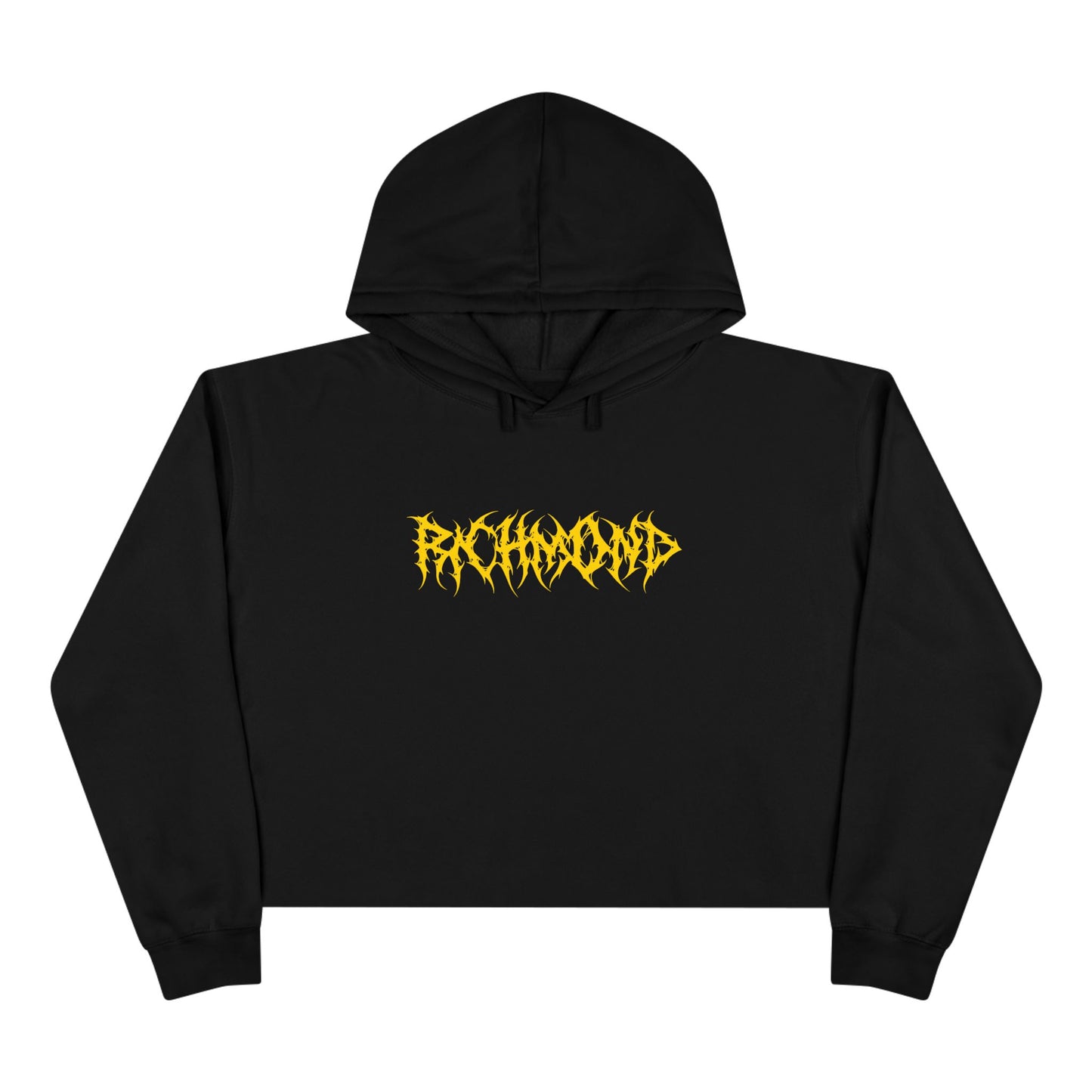 Richmond Death Metal Crop Hoodie