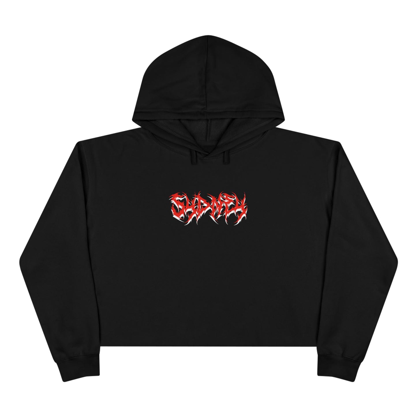 Sydney Death Metal Crop Hoodie