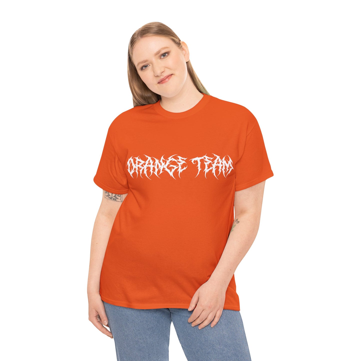 Orange Team Death Metal Tee - Unisex