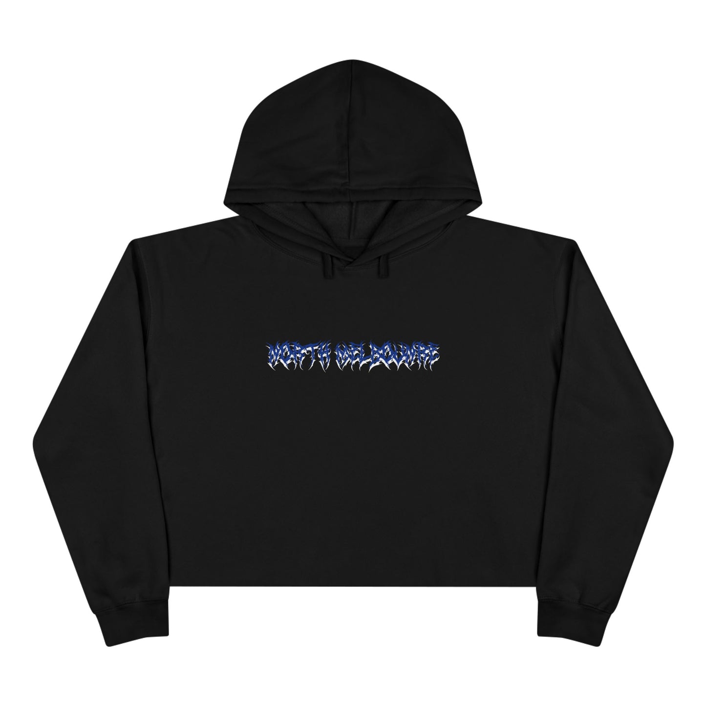 North Melbourne Death Metal Crop Hoodie
