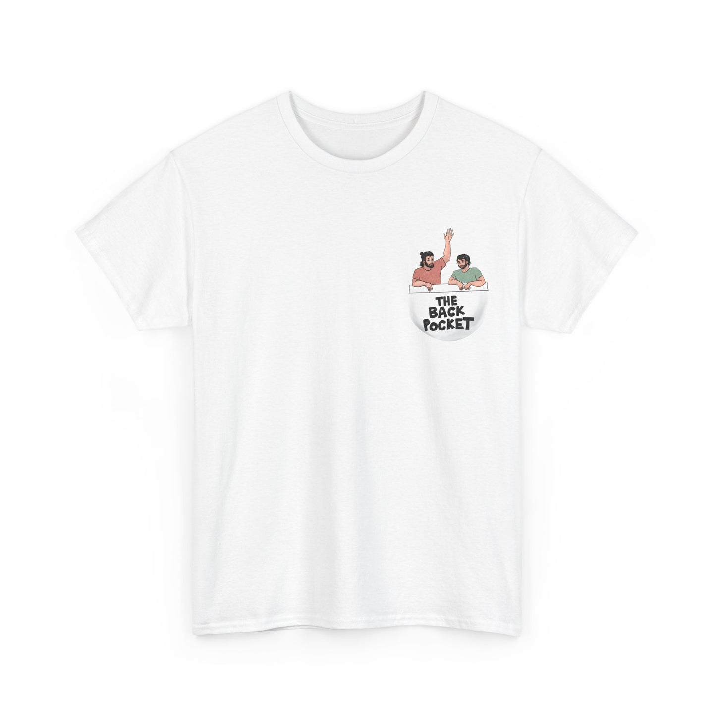 The Back (Front) Pocket - Heavy Cotton Logo Tee