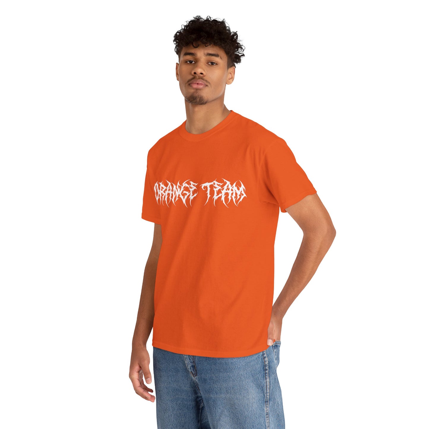 Orange Team Death Metal Tee - Unisex