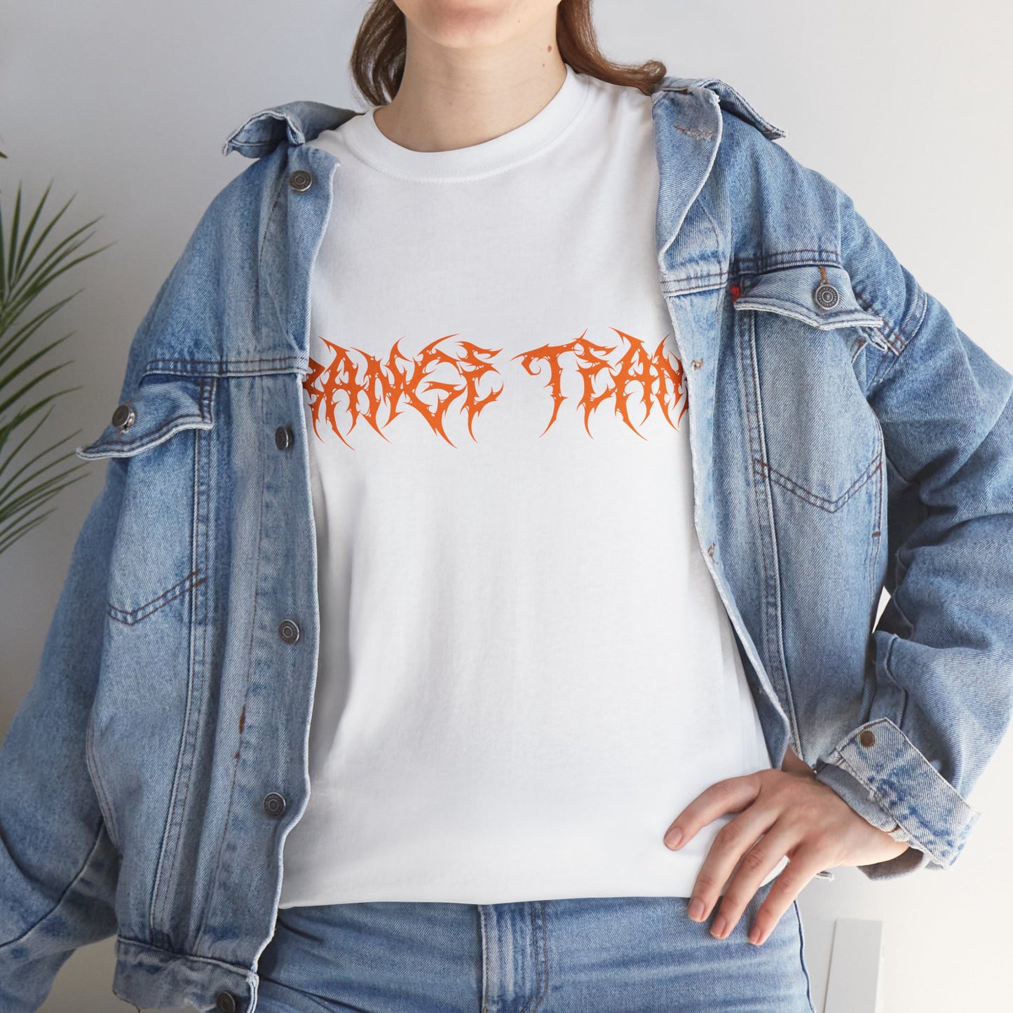 Orange Team Death Metal Tee - Unisex