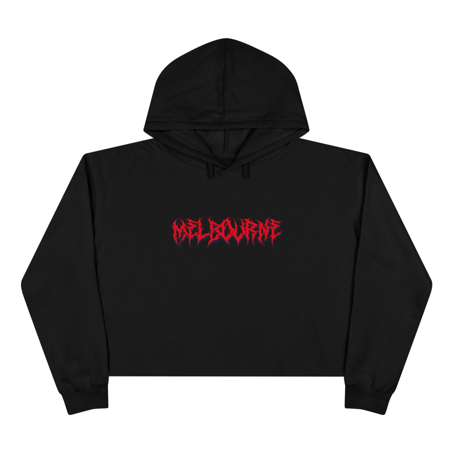 Melbourne Death Metal Crop Hoodie