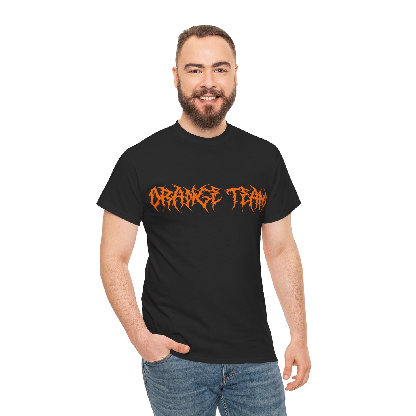 Orange Team Death Metal Tee - Unisex